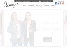 Tablet Screenshot of antthonyoriginals.com